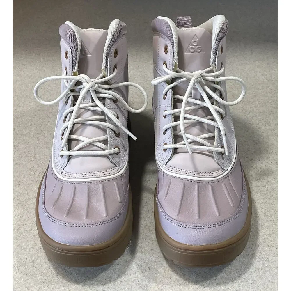 Nike ACG-Woodside 2 High Top Boot Sneaker Light Violet Youth Size 7 (HF0767 200)